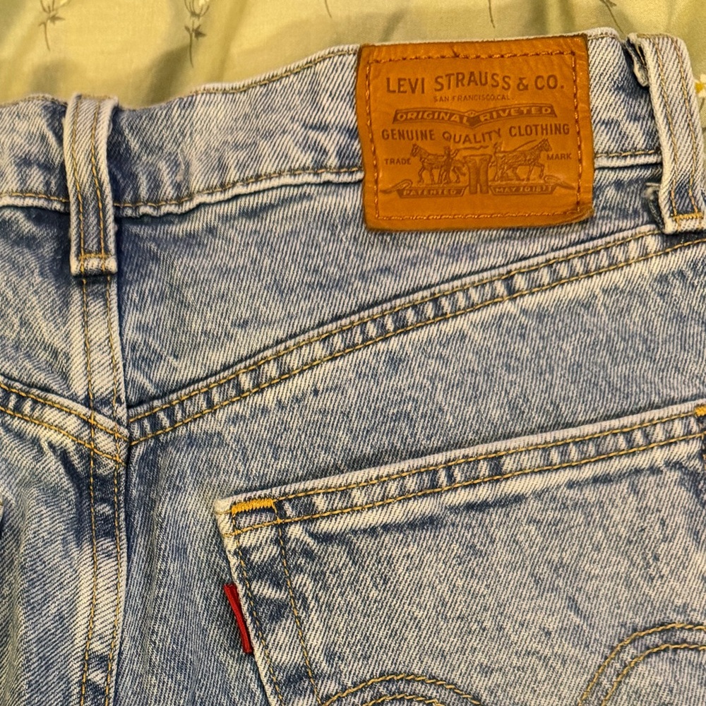 Levi’s high-rise ribcage straight jeans W27 L27 - Picture 9 of 9